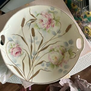 Beautiful Pink Rose plate